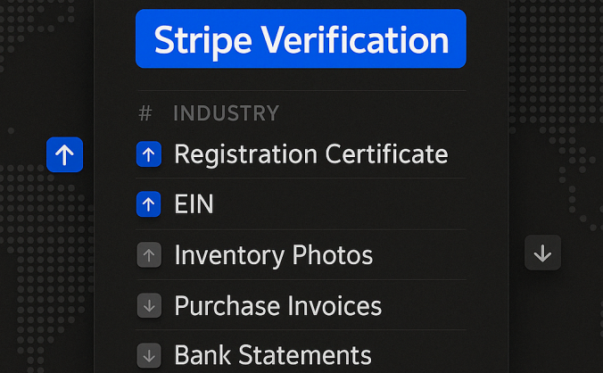 Stripe验证文件匹配